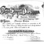 Florence HS Diploma 1918